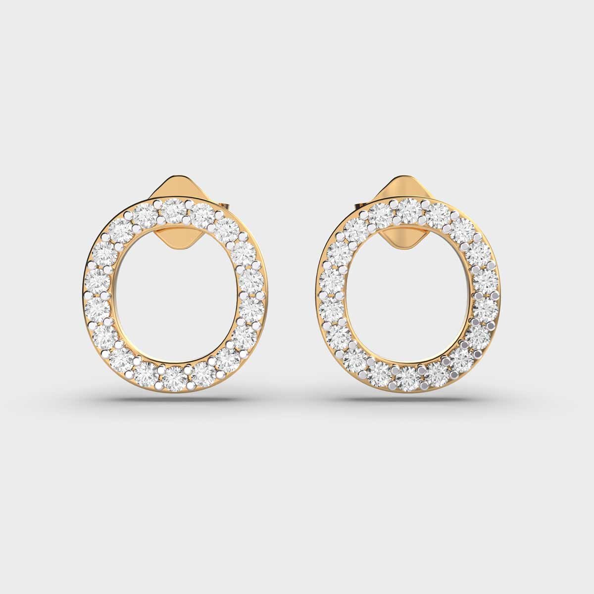 Opulent Oval Diamond Studs
