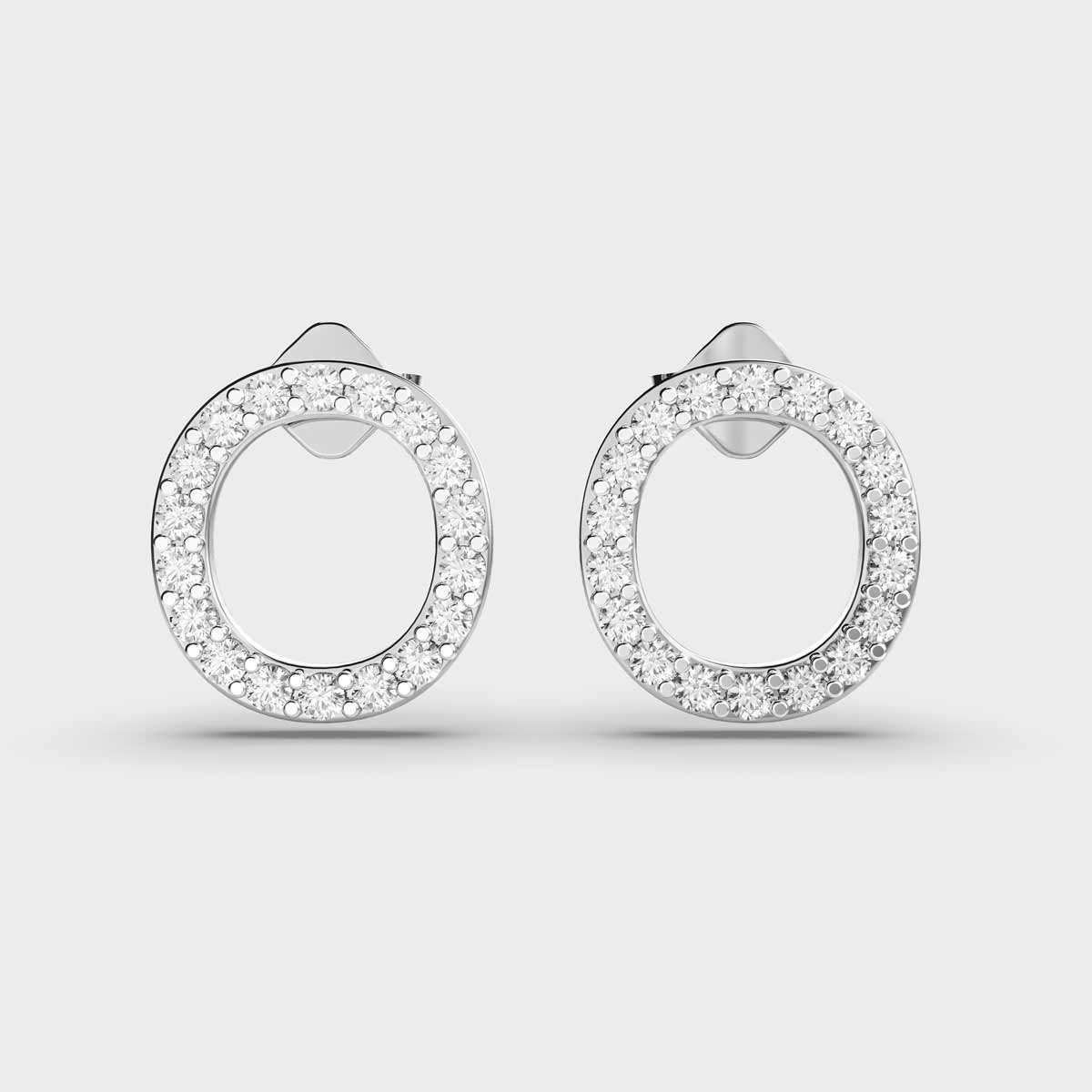 Opulent Oval Diamond Studs - Image 4