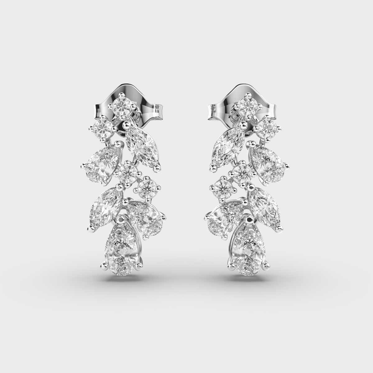 Classy Diamond Danglers - Image 4