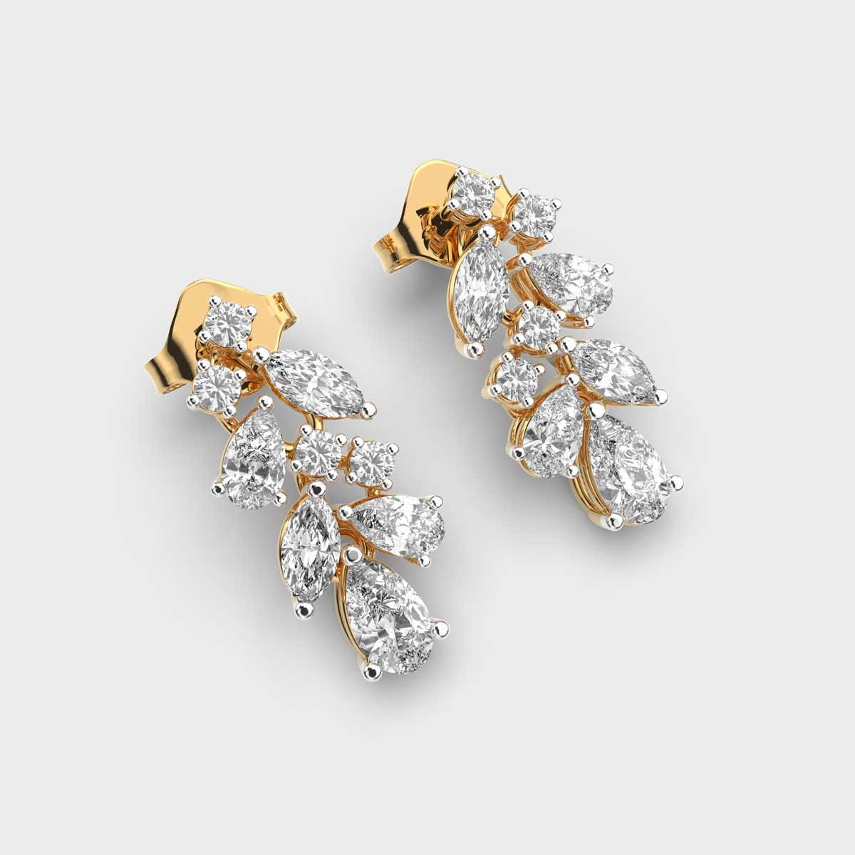 Classy Diamond Danglers - Image 3