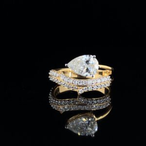 Aurora Teardrop Diamond Ring