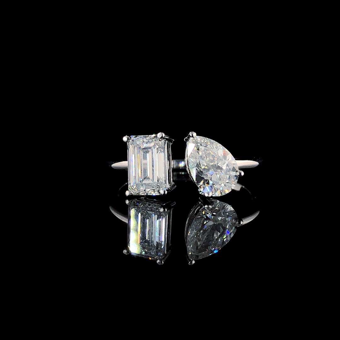 Gemini Dual-Cut Diamond Ring