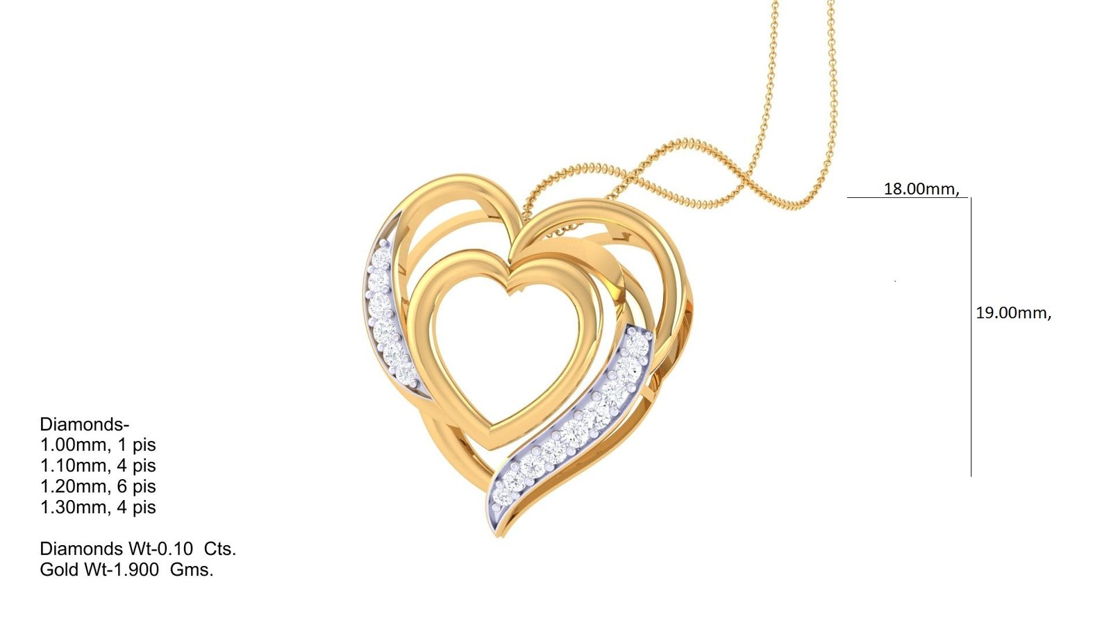 The Dilara Heart Pendant