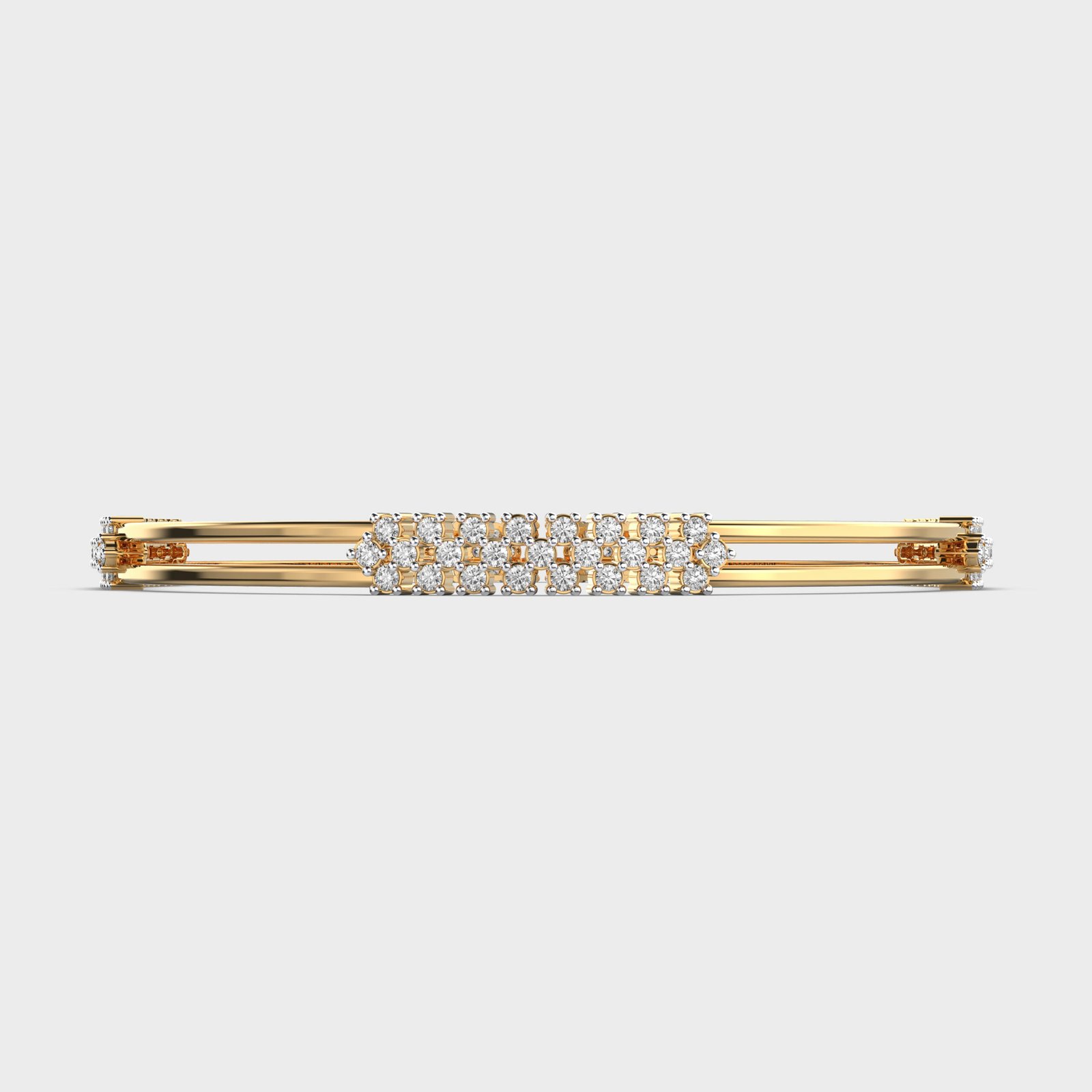 Radiant Rows Diamond Bangle