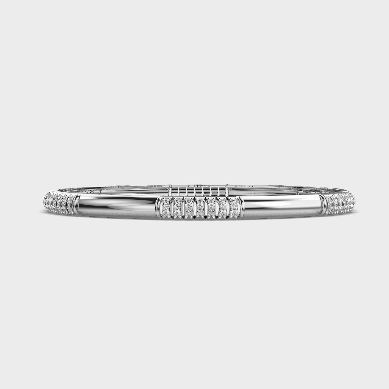 Regal Line Diamond Bangle - Image 5