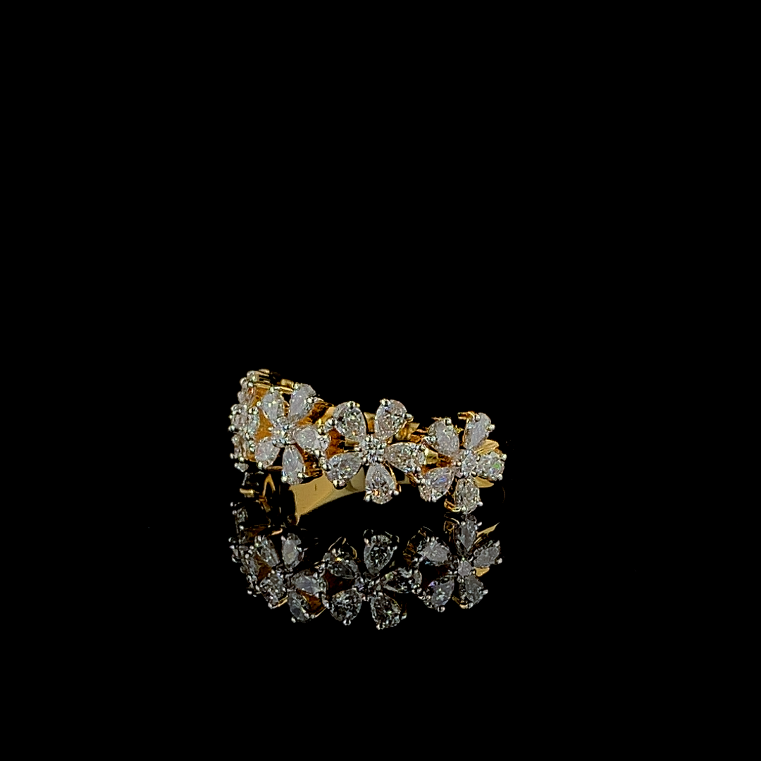 Flora Diamond Bouquet Ring - Image 2