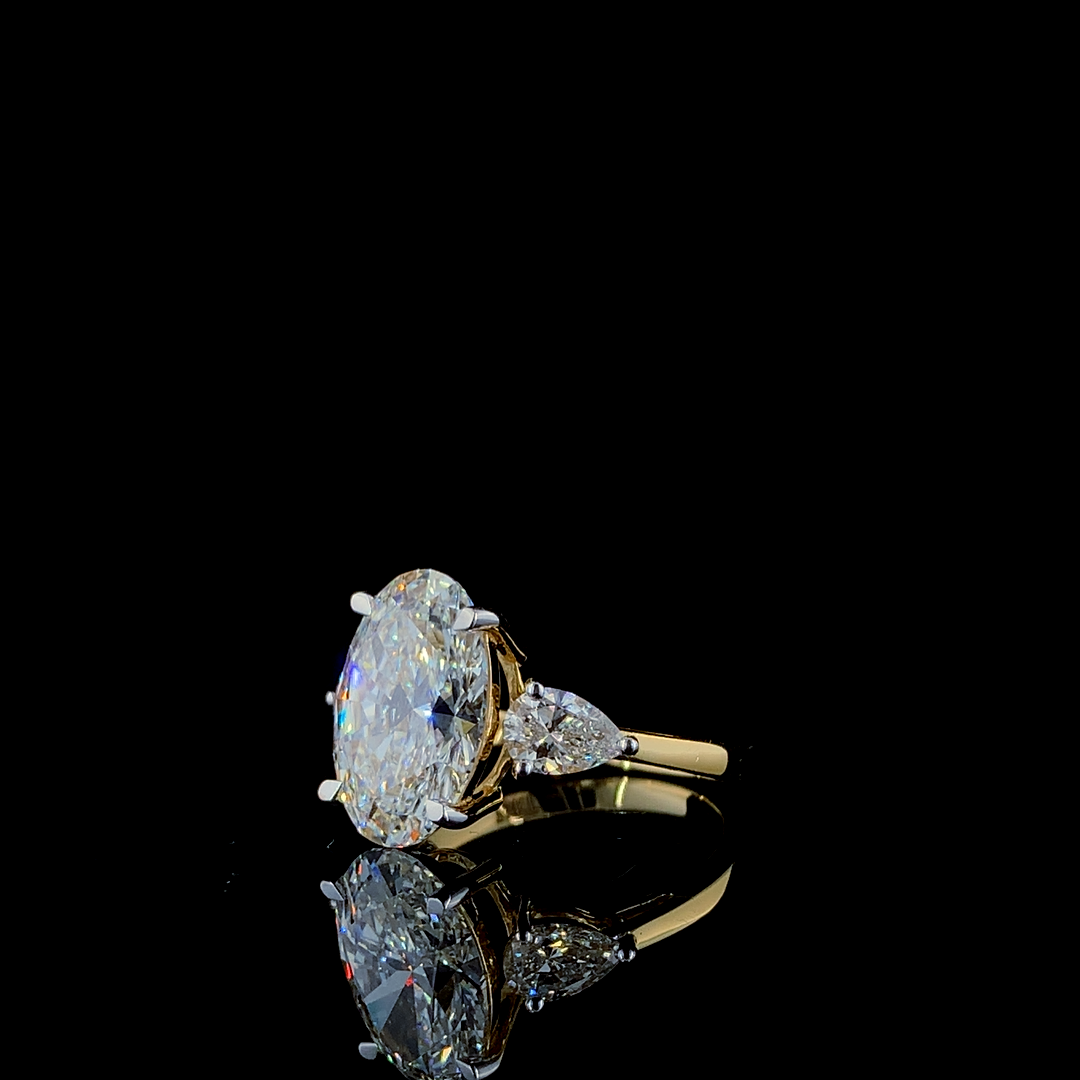 Eternal Grace Oval Trilogy Ring - Image 2