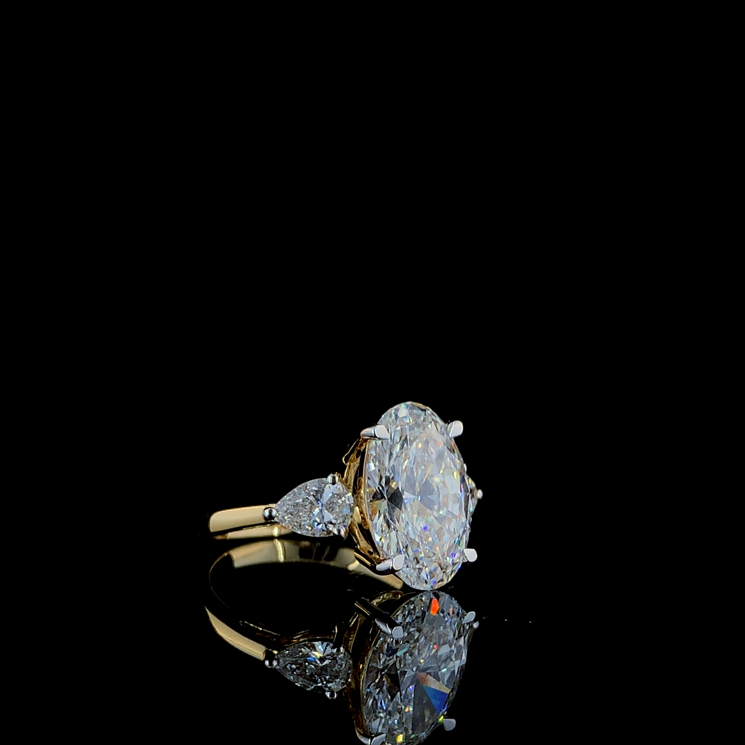 Eternal Grace Oval Trilogy Ring - Image 3