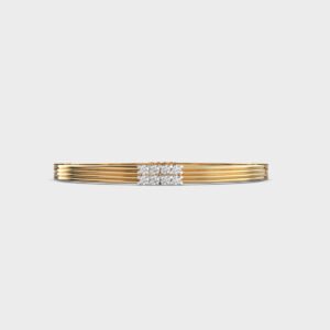 Linear Luxe Diamond Bangle