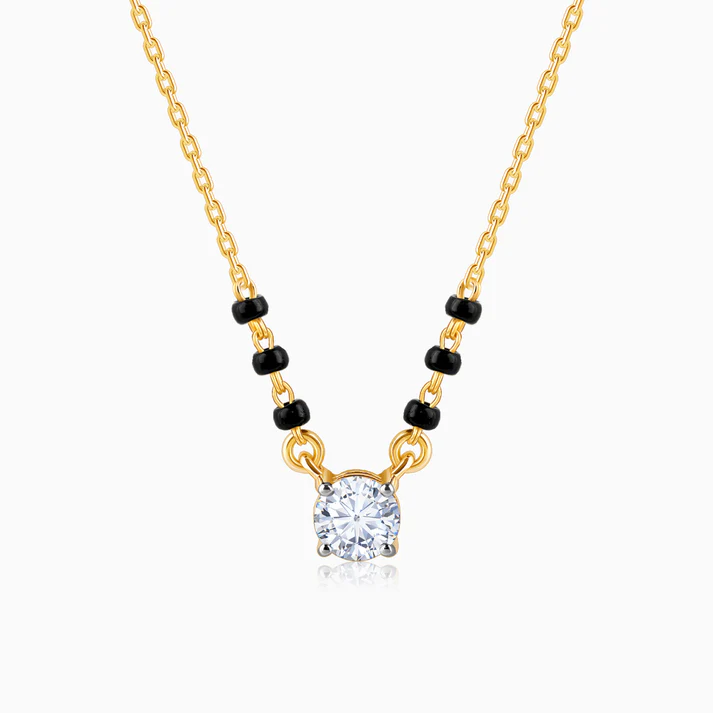Single Solitaire Mangalsutra