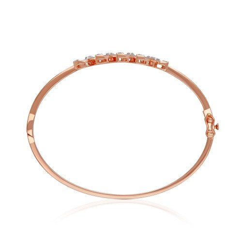 Petal Whisper Diamond Bangle - Image 2