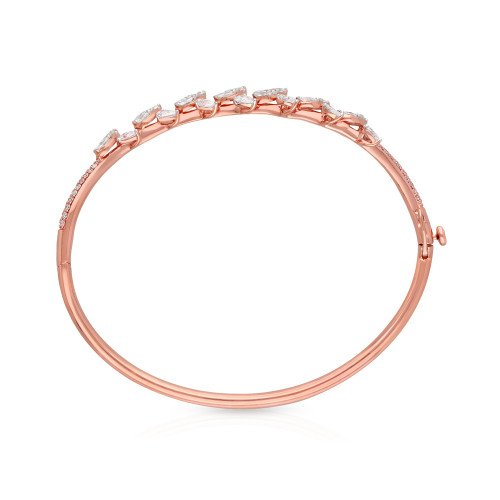 Ethereal Vine Diamond Bangle - Image 3