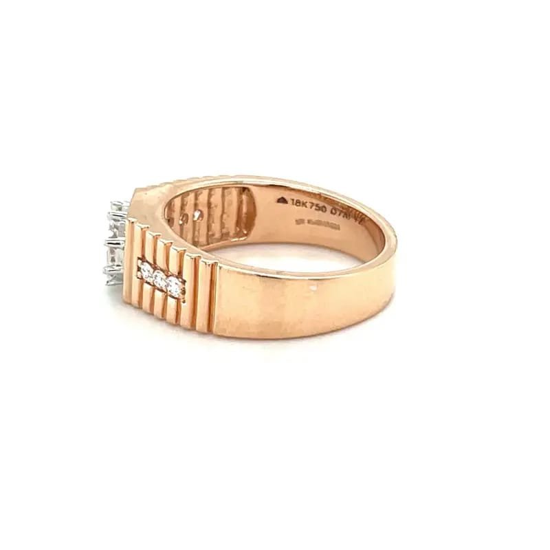 Imperial Rose – Men’s Diamond Statement Ring - Image 4